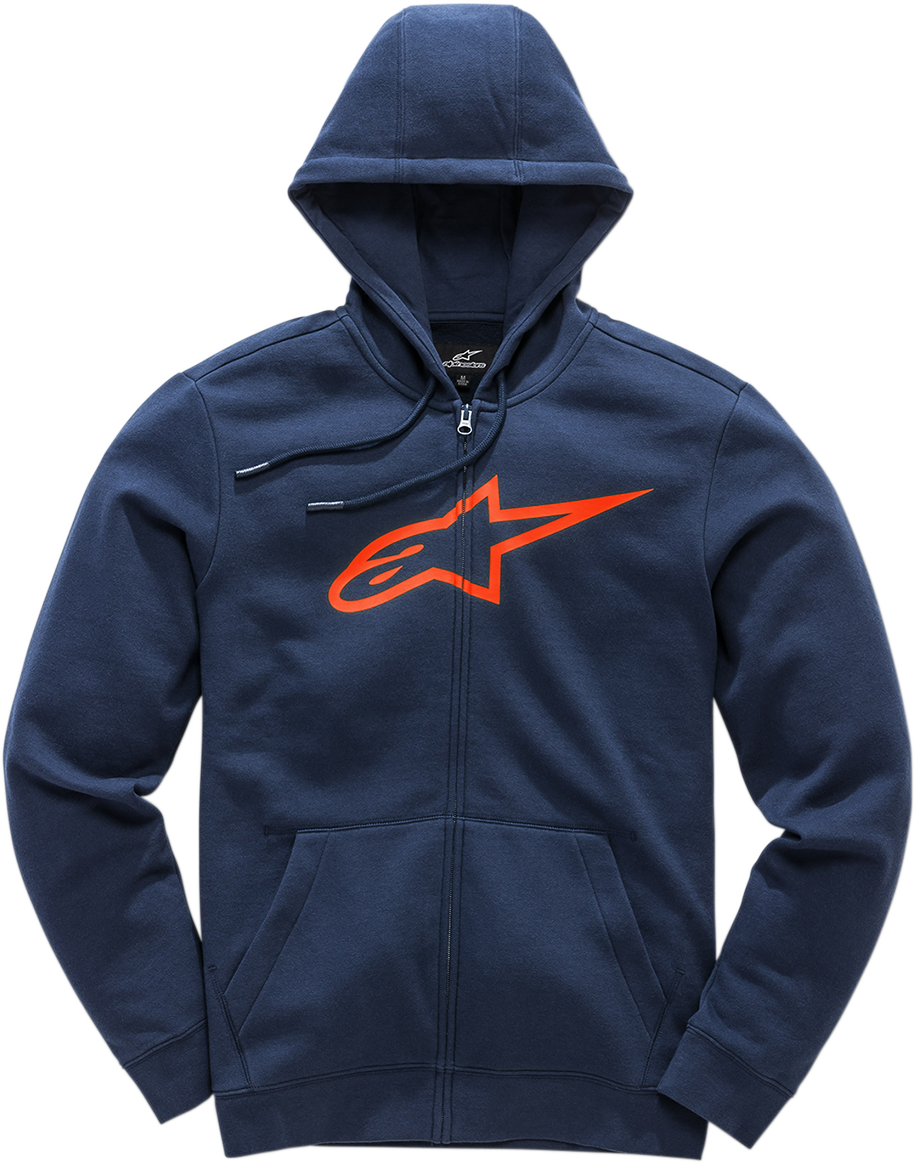 ALPINESTARS Ageless 2 Zip Hoodie - Navy/Red - XL 1038530527030XL