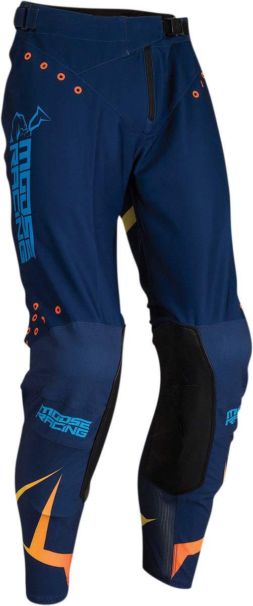 MOOSE RACING Agroid Pants - Navy/Orange - 28 2901-9264