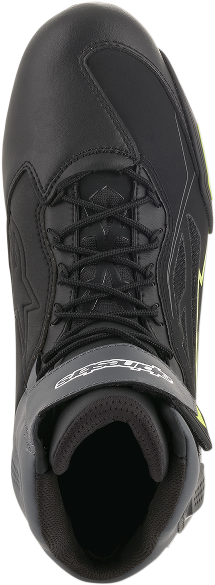 Zapatos ALPINESTARS Faster-3 Drystar - Negro/Gris/Amarillo - US 7 2540719175-7 