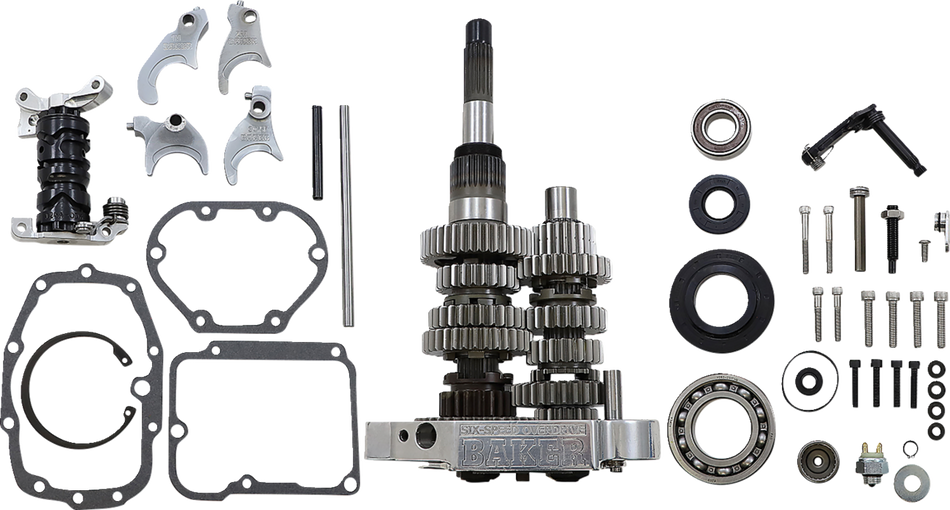 BAKER DRIVETRAIN 6-Speed Gear Set OD6-401S-02