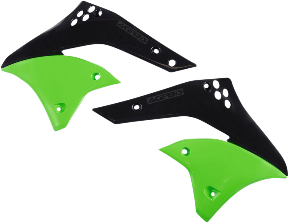 Protectores de radiador ACERBIS - '06 OE Verde/Negro 2043740215