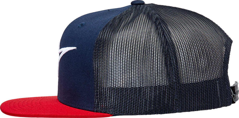 ALPINESTARS Corp Trucker Hat - Navy/Red - One Size 1025810037030OS