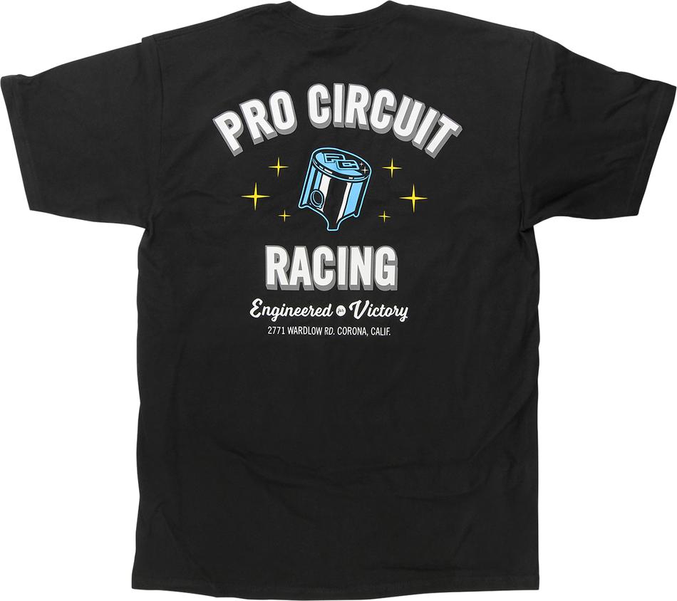 Camiseta PRO CIRCUIT Piston - Negra - Pequeña 6431740-010