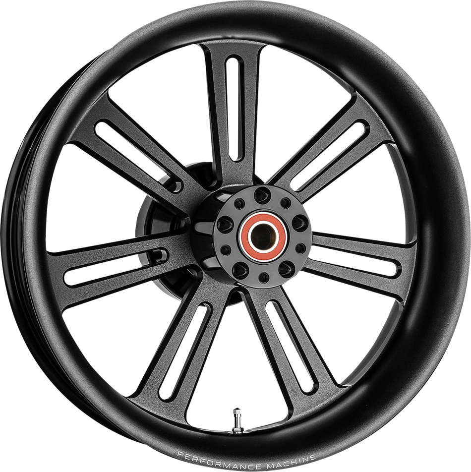 PERFORMANCE MACHINE (PM) One-Piece Aluminum Wheel - Rear/Single Disc - No ABS - Sierra - 18"x5.50" 12707814RSRRSMB