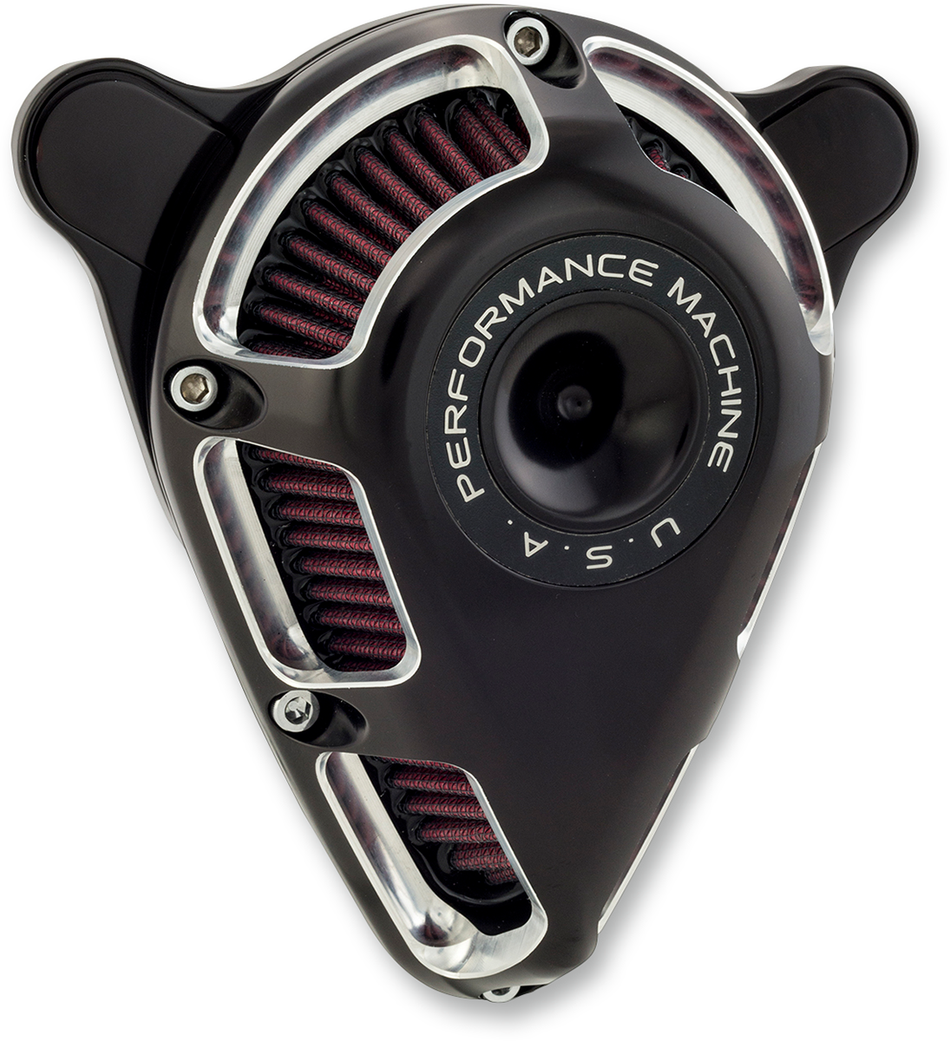 PERFORMANCE MACHINE (PM) Jet Air Cleaner - Contrast Cut 0206-2113-BM