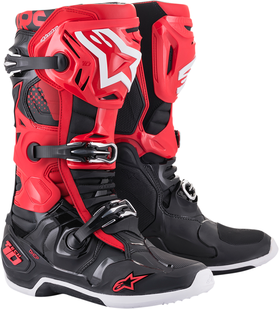 ALPINESTARS Tech 10 Boots - Black/Red - US 8 2010020-31-8