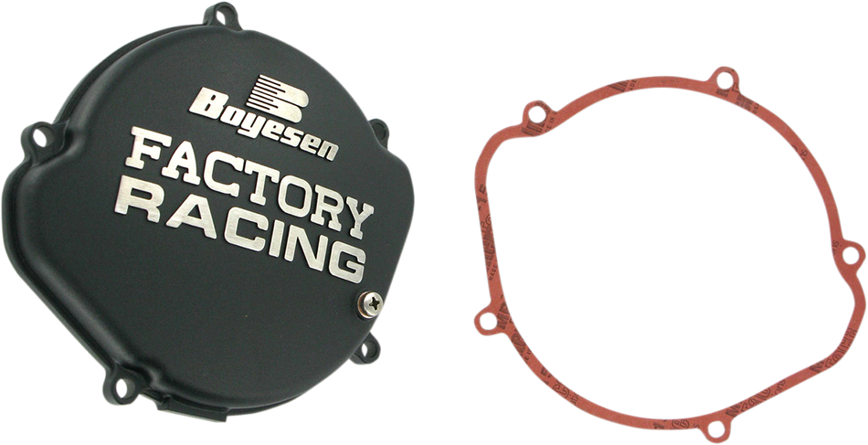 BOYESEN Clutch Cover - Black - CR125 CC01AB