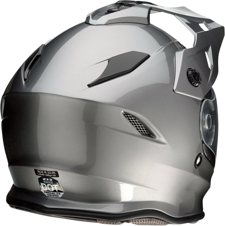 Z1R Range Dual Sport Helm - Dunkelsilber - XS 0101-10882 