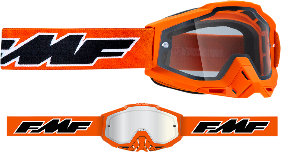 FMF PowerBomb Enduro Goggles - Rocket - Orange - Clear F-50038-00003 2601-2988