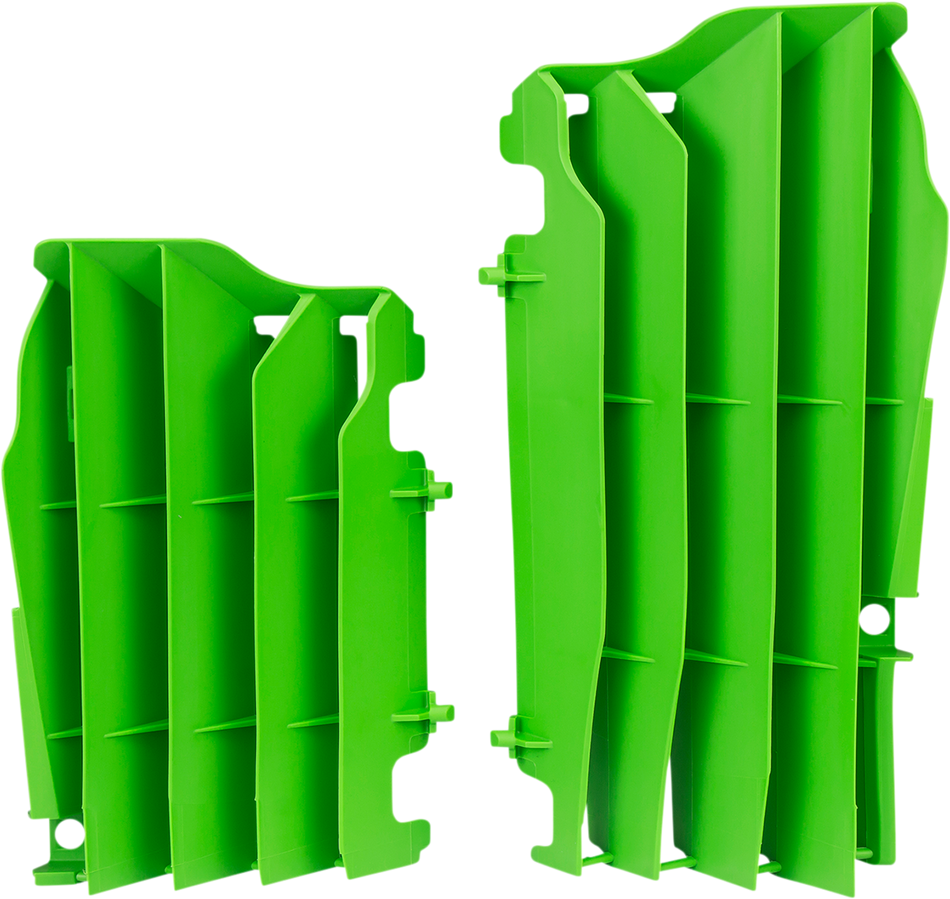 UFO Radiator Louvers - Green - KXF450 AC02471