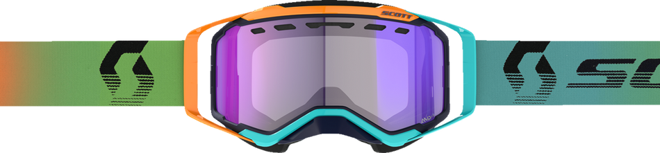 SCOTT Prospect Snow Cross Brille - Blau/Orange - Light Sensitive Blue Chrome 278603-1454307 