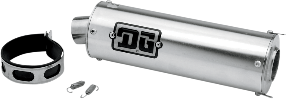 DG PERFORMANCE Universal Slip-On Exhaust - Round 02-9000