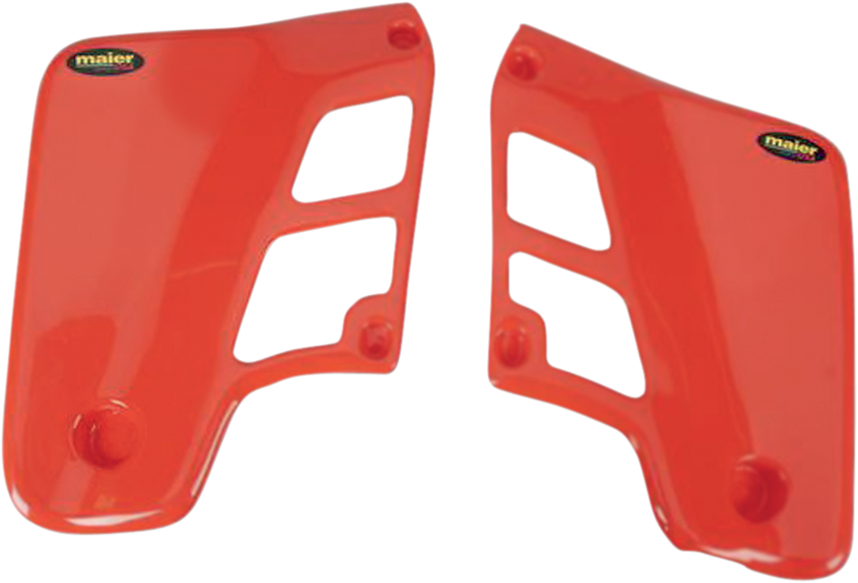 MAIER Radiator Scoops - CR500 '86-'88 - Orange 600157