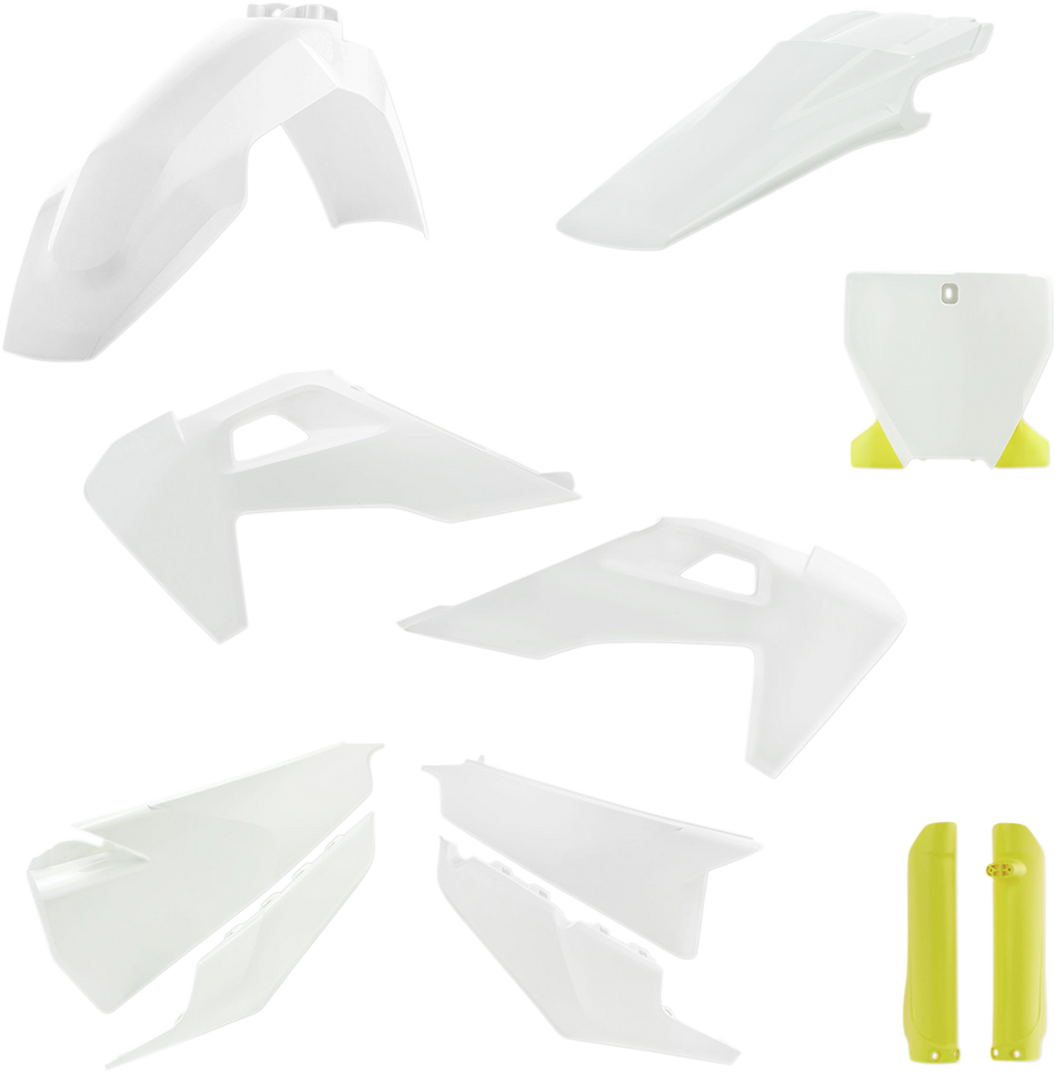 ACERBIS Full Replacement Body Kit - OEM '19 White/Yellow 2726556345