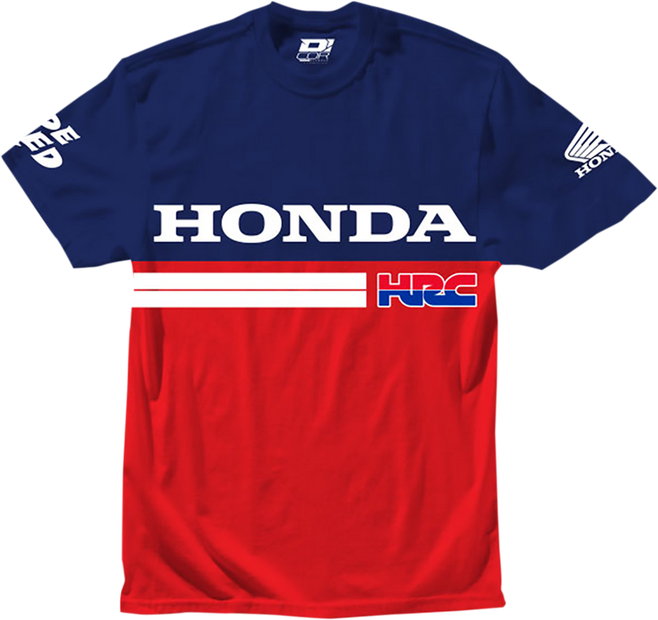 D'COR VISUALS Honda HRC T-Shirt - Navy - Medium 80-114-2