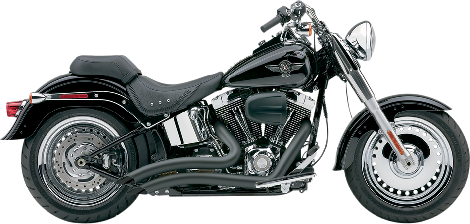 Escape corto COBRA Speedster Swept - Negro - Softail '07-'11 6224B 