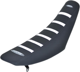 SDG 6-Rippen-Sitzbezug - Weiße Rippen/Schwarze Oberseite/Schwarze Seiten 95956WK 