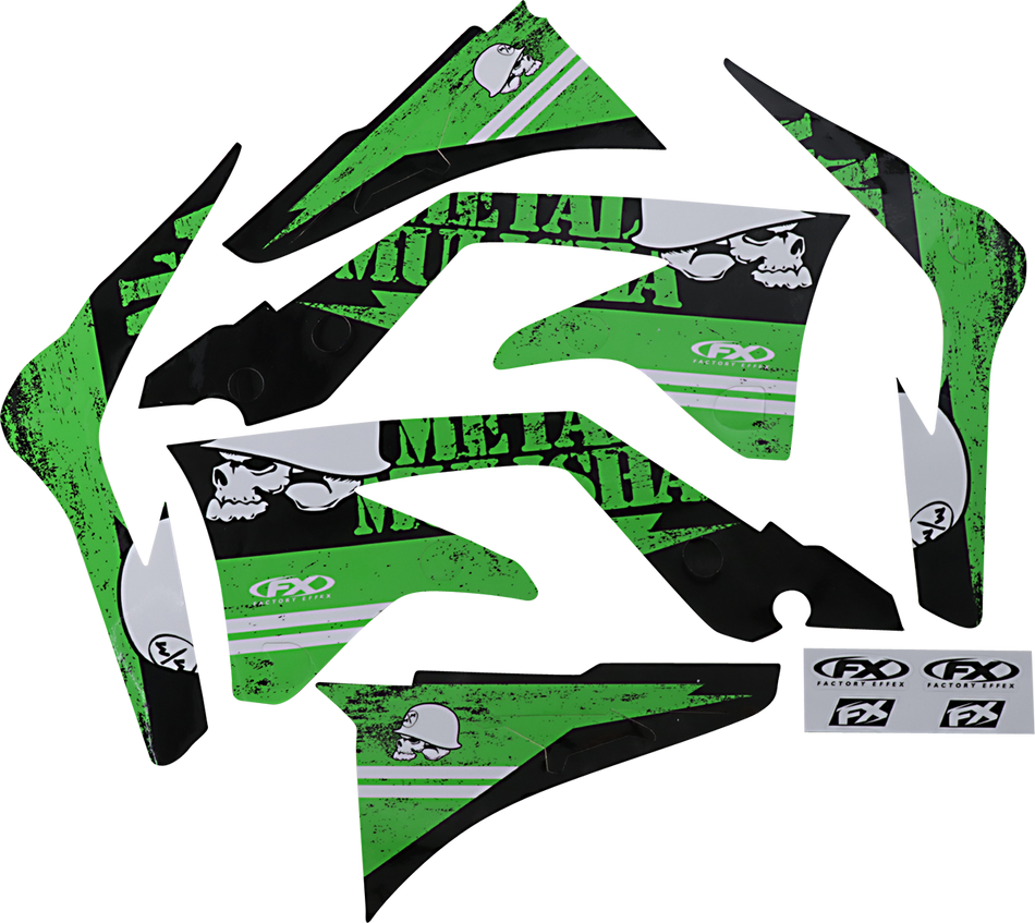 FACTORY EFFEX Metal Mulisha Graphic Kit - Kawasaki 23-11132