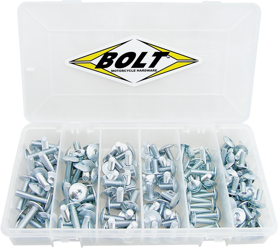 BOLT Fairing Bolt Assortment - 200-Piece 2009-FAIRING