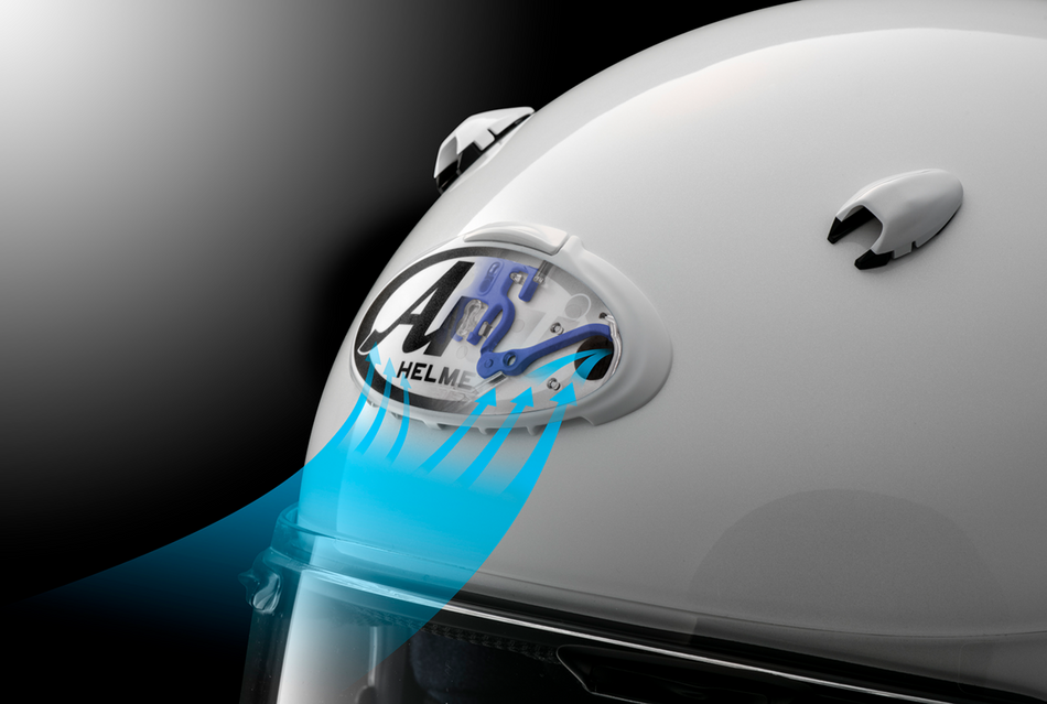 ARAI XGF Duct - Front Intake - Diamond White 102005