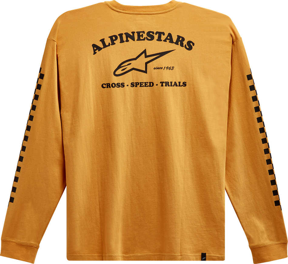 ALPINESTARS Sunday Long-Sleeve T-Shirt - Gold - XL 12137184059XL