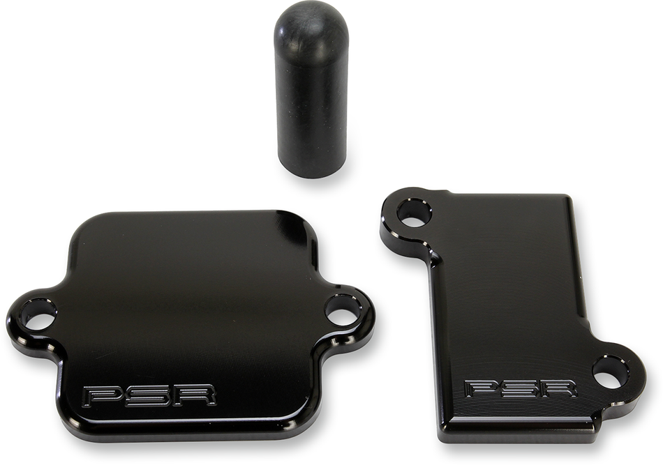 POWERSTANDS RACING Block Off Plate - Black 07-01351-22