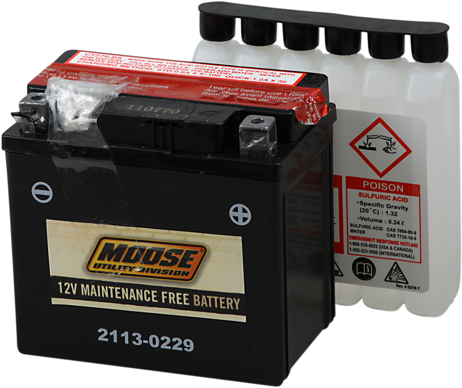 MOOSE UTILITY AGM Battery - YTZ7S 2113-0229