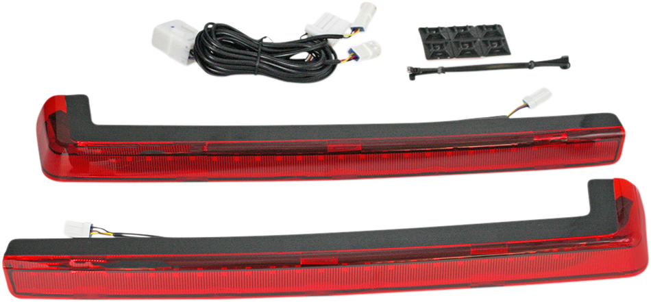 CUSTOM DYNAMICS LED Run/Brake Tour-Pak® Arms - Red Lens - '06-'13 PB-TP-ARM-13R