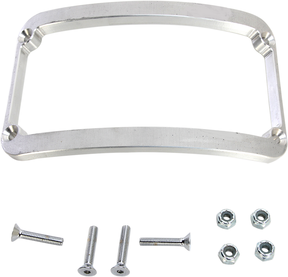 KLOCK WERKS License Plate Frame - Raw KWS-01-0082