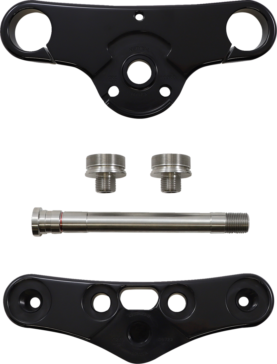 HAWG HALTERS Triple Tree Kit - Black - 49 mm 49WGAR3-ST18