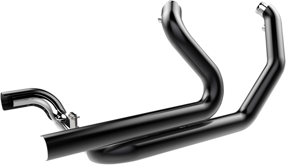 KHROME WERKS Aggressor 2-into-2 Crossover Headers - Black 200860