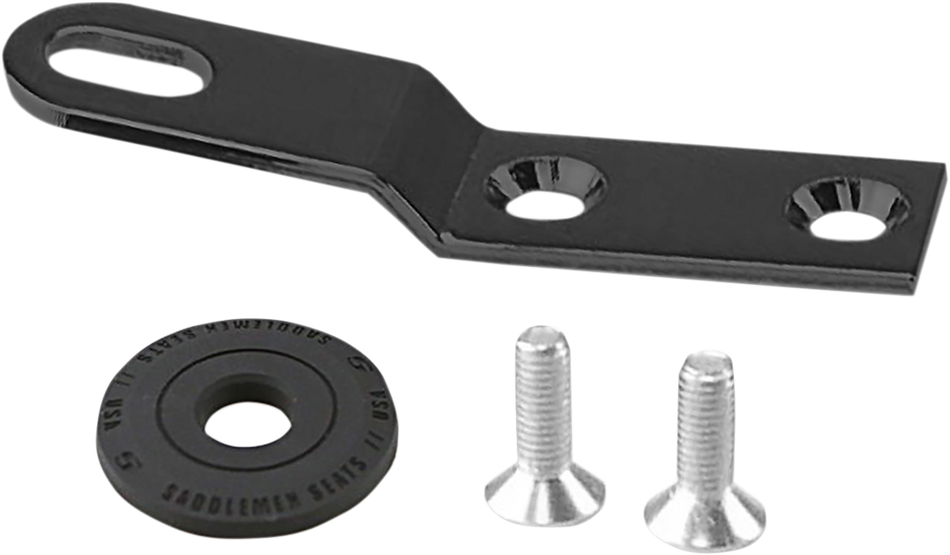 SADDLEMEN Seat Bracket - Black - 1/4"-28 10545BB