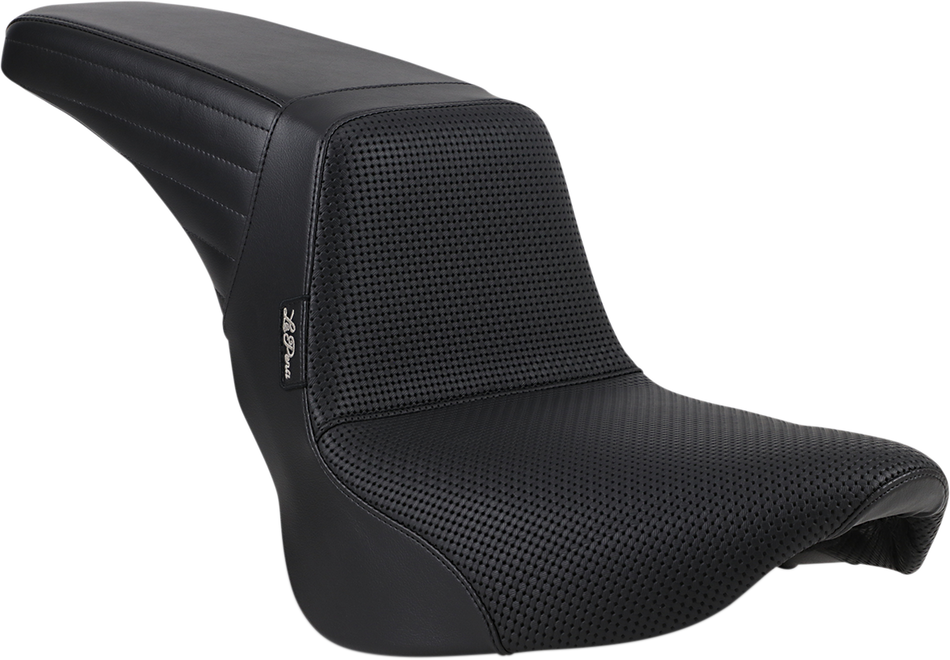 LE PERA Kickflip Seat - Basketweave - Black - Softail '18-'21 LYB-590BW