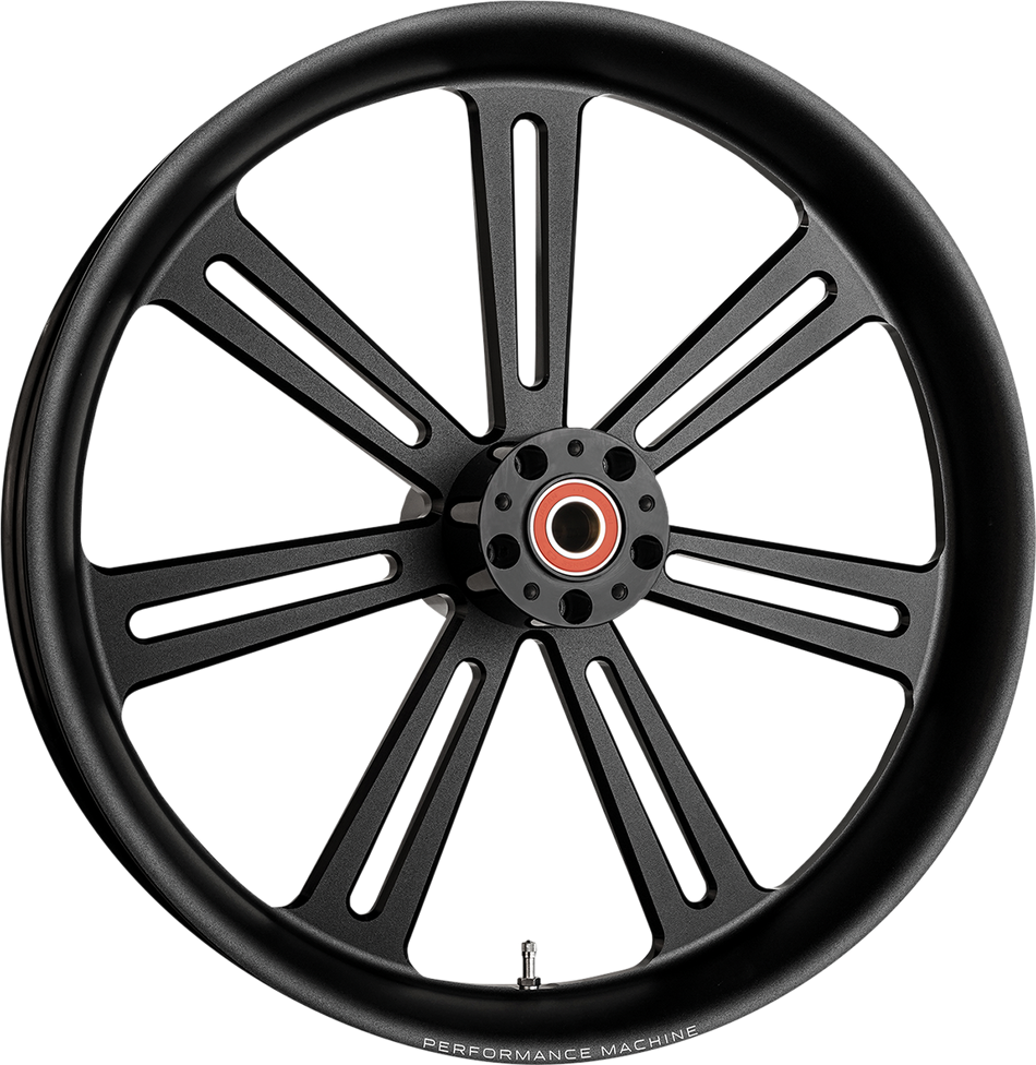 PERFORMANCE MACHINE (PM) One-Piece Aluminum Wheel - Front/Dual Disc - ABS - Sierra - 21"x3.50" 12047106RSRRSMB