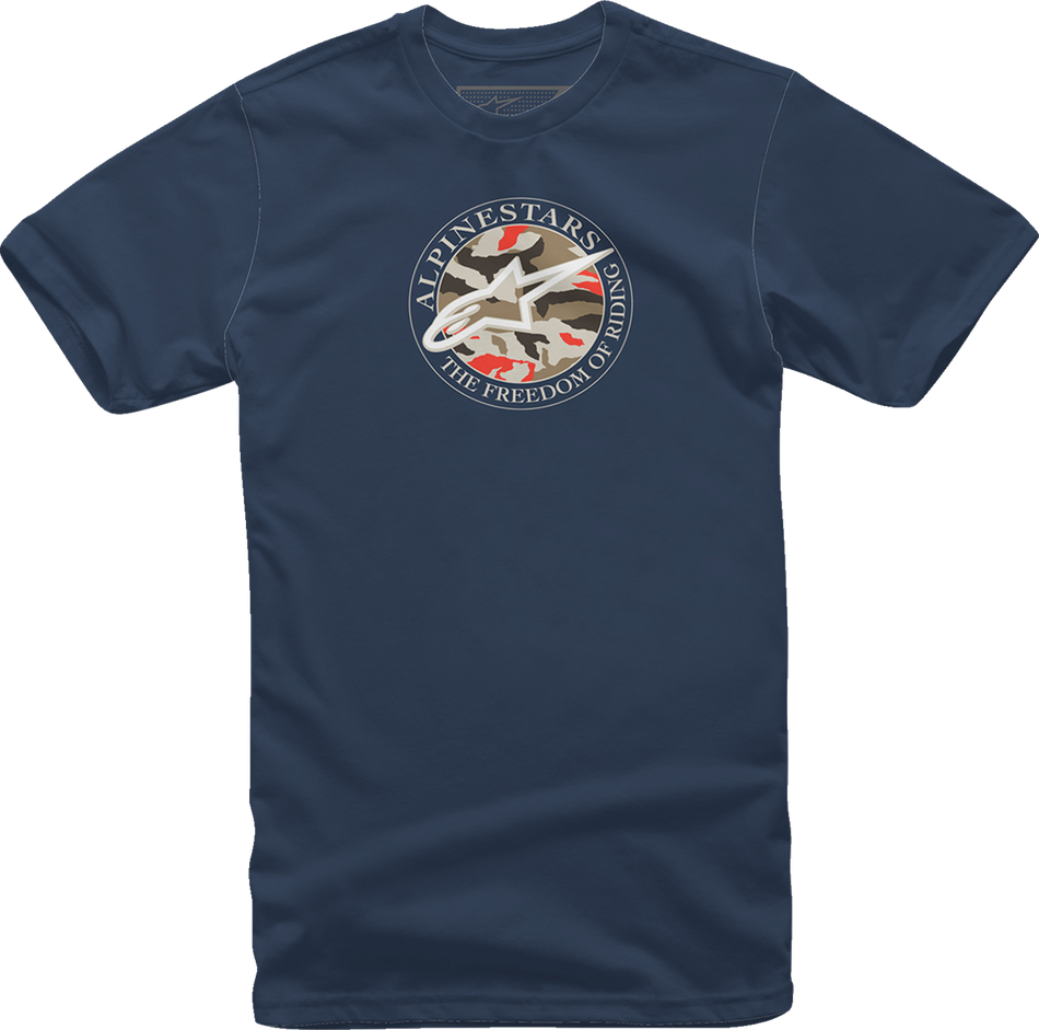 ALPINESTARS Dot Camo T-Shirt - Navy - XL 12137266070XL