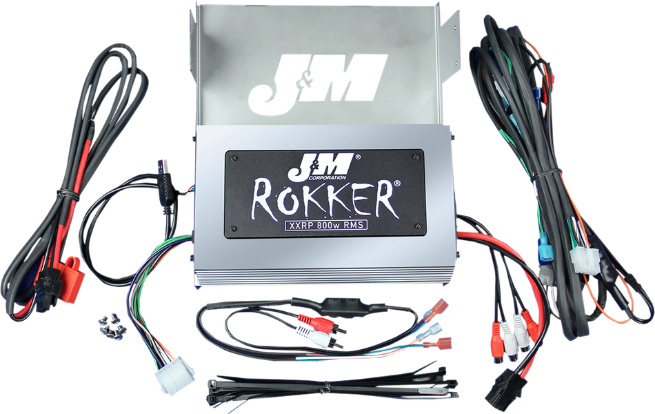 J & M 800w 4-Channel Rokker Amplifier - '05-'13 FLHTCU FLHTK JAMP-800HC06ULP