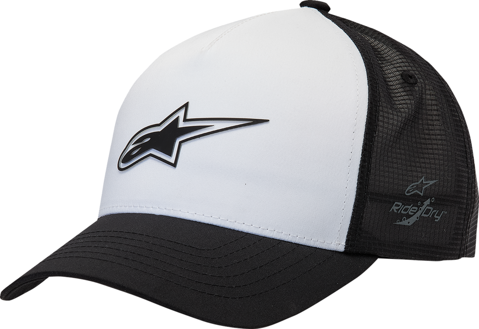 ALPINESTARS Advantage Tech Trucker Hat - White/Black - One Size 1212811602010OS