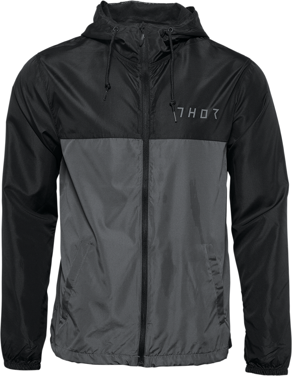 THOR Division Windbreaker - Black/Charcoal - 2XL 3001-1294