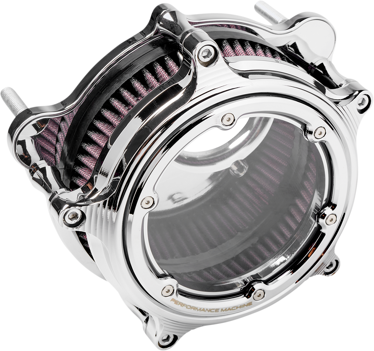 PERFORMANCE MACHINE (PM) Filtro de aire Vision - Cromado - Touring/Softail 0206-2158-CH