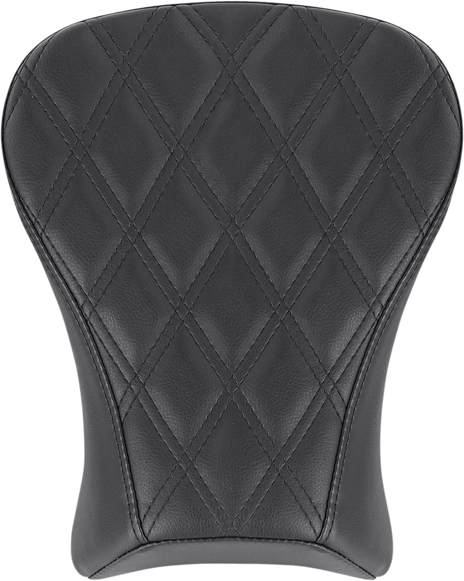 SADDLEMEN Renegade Pillion Pad - Touring - Lattice Stitched - Black - FLSB/FXLR '18-'23 818-29-012LS