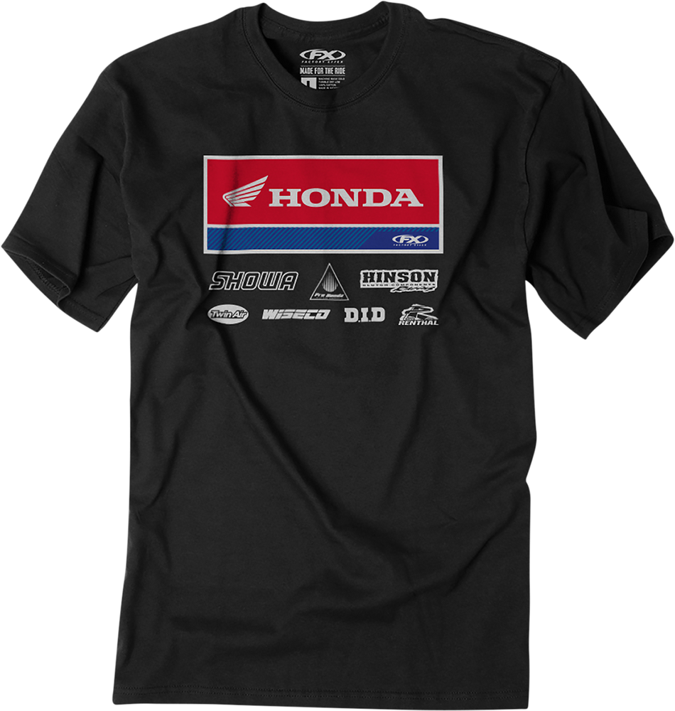 FACTORY EFFEX Honda 21 Racewear T-Shirt - Black - XL 24-87326