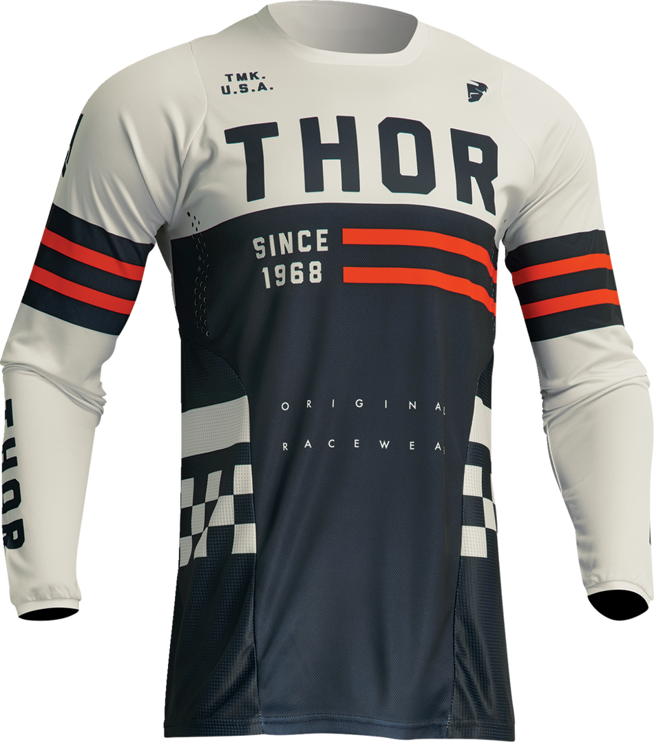 THOR Youth Pulse Combat Jersey - Midnight/White - XS 2912-2186