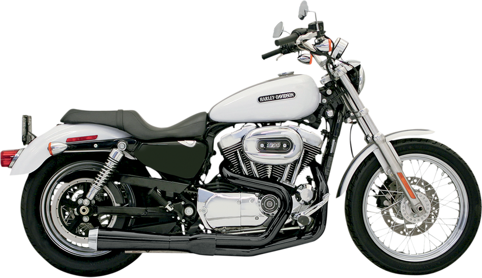 BASSANI XHAUST Road Rage Exhaust - Black - '86-'03 XL 14222J