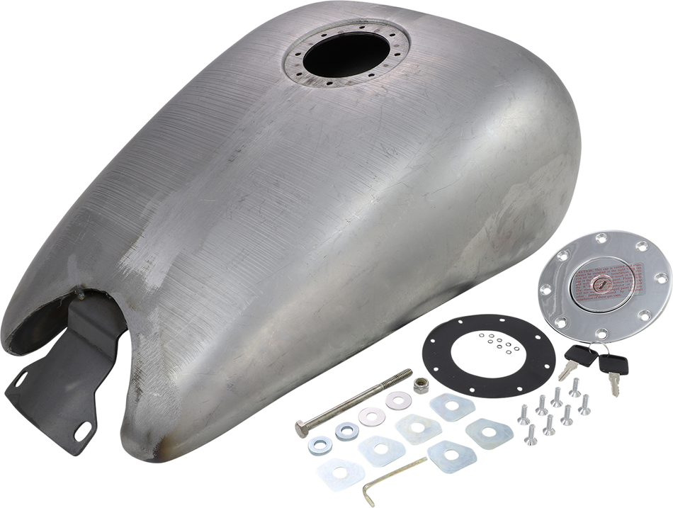 DRAG SPECIALTIES Single Locking Aero Cap Gas Tank - 2" Extended 011737-BX46