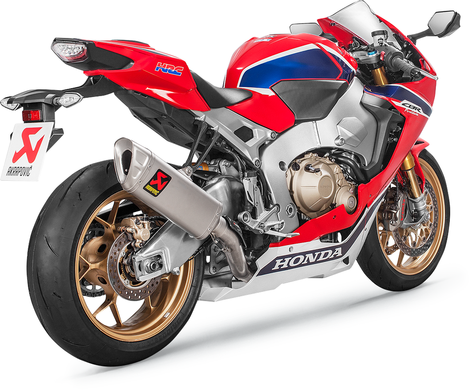 AKRAPOVIC Race-Auspuff - Edelstahl/Titan CBR1000RR 2017-2019 S-H10R8-APLT 1810-2524 