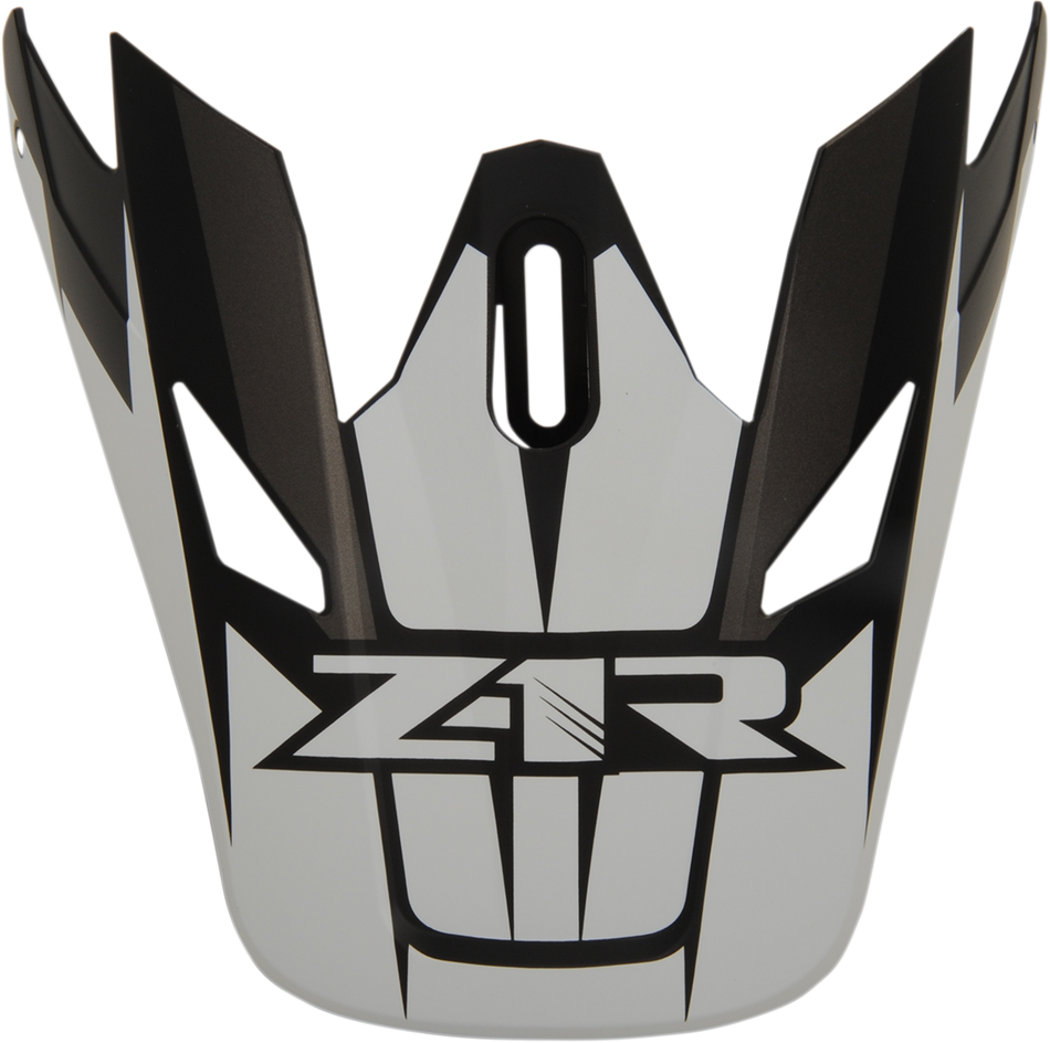 Z1R Rise Visor Kit - Ascend - Matte Black/White 0132-1252