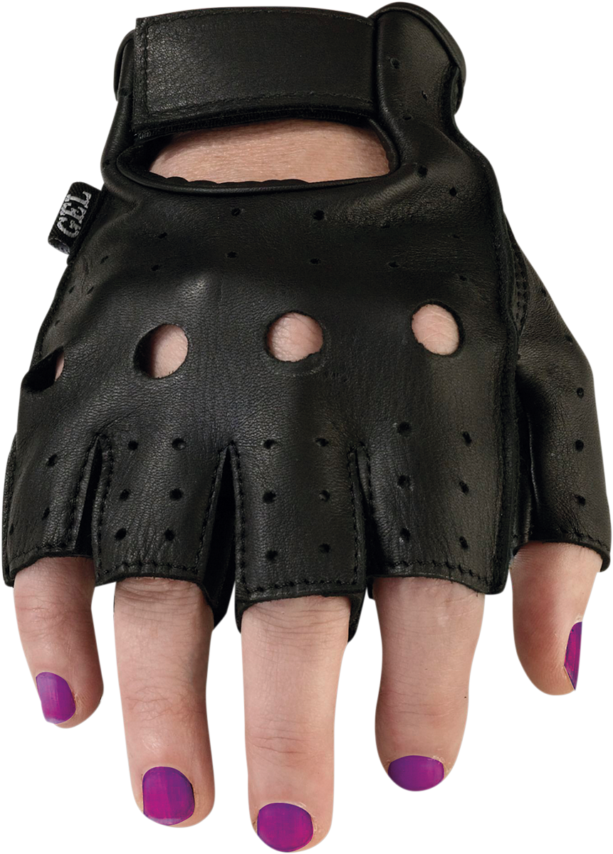 Z1R Women's 243 Half Gloves - Black - 2XL 3302-0481