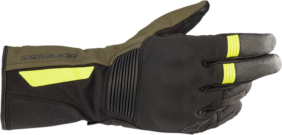 ALPINESTARS Denali Aerogel Drystar® Gloves - Black Forest/Fluo Yellow - Large 3526922-1685-L