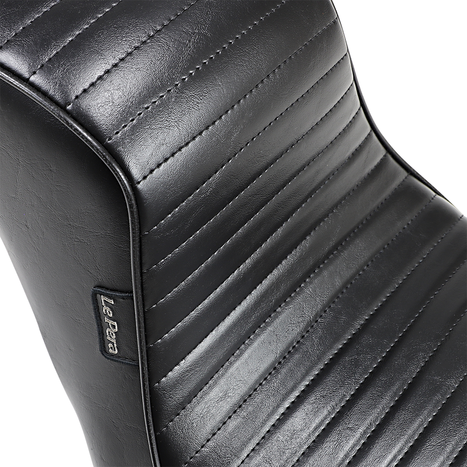 LE PERA Cherokee Seat - Pleated - Black - FLFB LYO-020PT