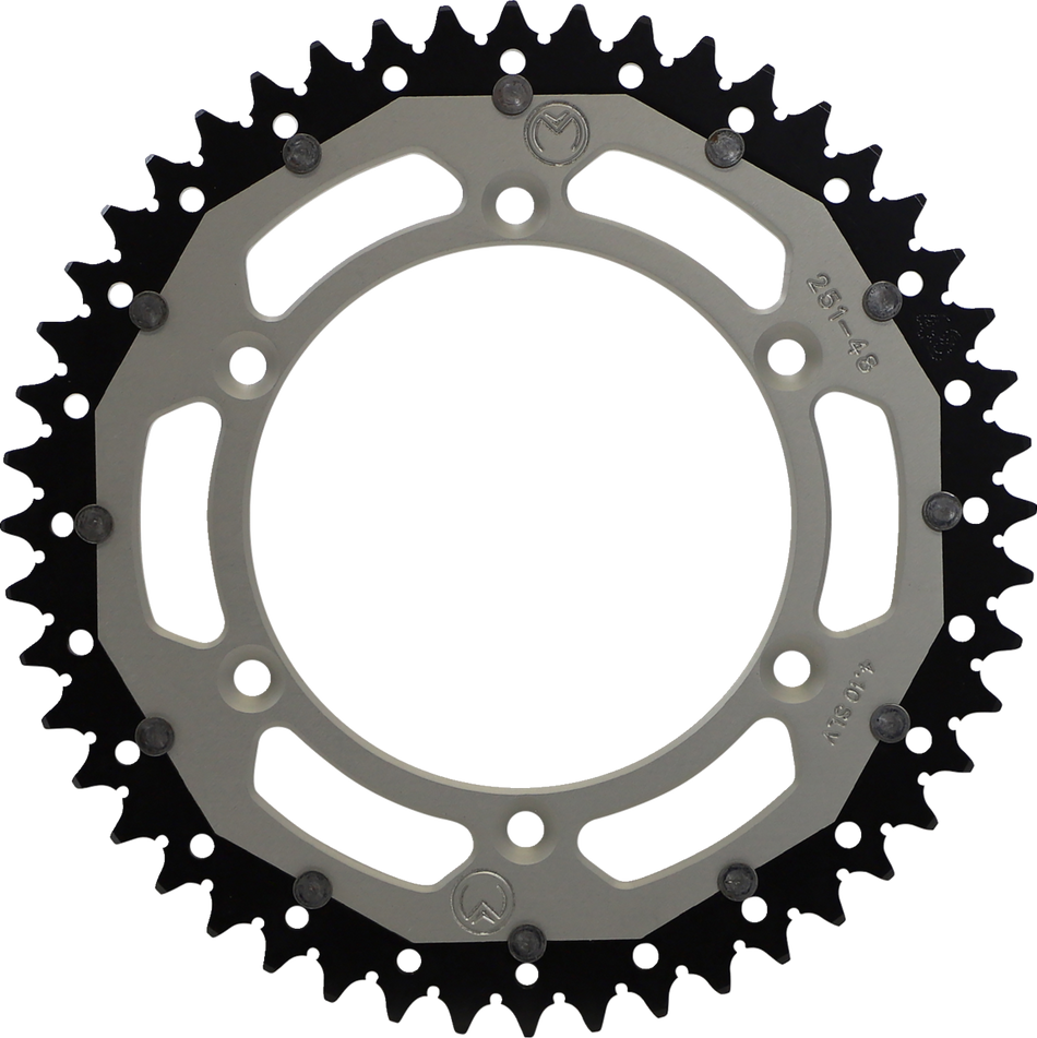 MOOSE RACING Dual Sprocket - Silver - 48 Tooth 1210-251-48-11X